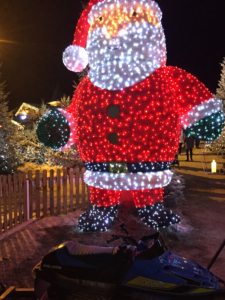 Le père noël du Marché de Noël de Barcarès